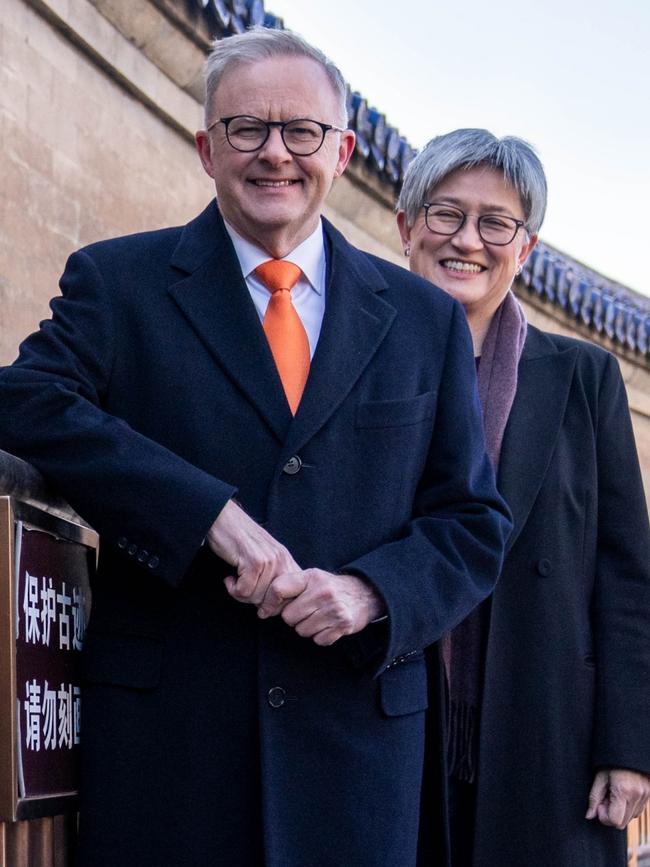 Mr Albanese and Foreign Minister Penny Wong are old mates. Picture: Supplied