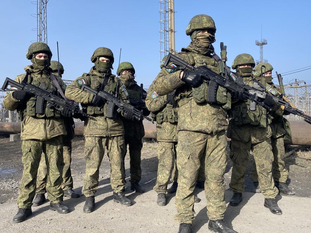 Russian soldiers are preparing to invade Ukraine, at the direction of Vladimir Putin. Picture: Reuters