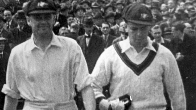 Australian Test cricket openers Bill Woodfull and Bill Ponsford put on 375 for the first-wicket batting for Victoria against NSW in 1926.