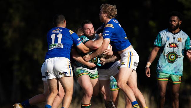 Marist Brothers were involved in a dramatic draw with Mullumbimby. Picture: Elise Derwin