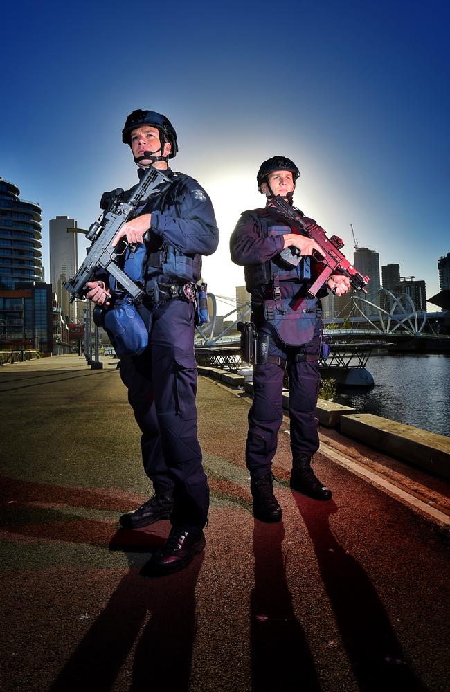Critical Incident Response Team members. Picture: Tony Gough