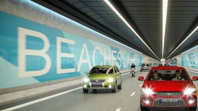 An artist's impression of the Beaches Link tunnel. An environmental report into the $8 billion project was meant to be out “mid-year”, but will not be available until later this year. Picture: Transport for NSW