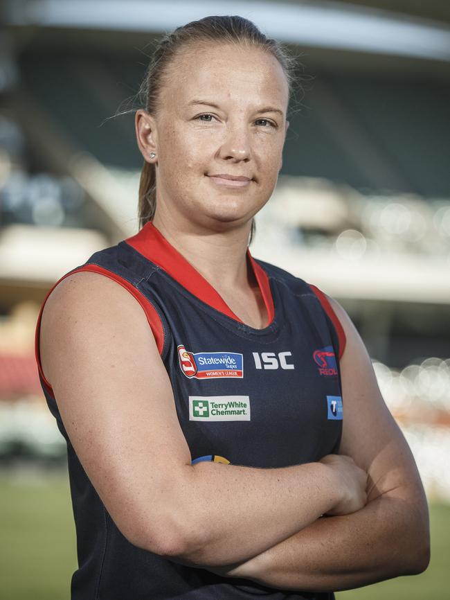 Norwood captain Rebekka McMahon.