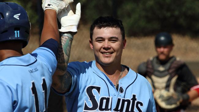 Sturt baseballer Wilson Lee won the Capps Medal as the division one best and fairest then helped lead the Saints to their first premiership in 28 years. Picture: Jeff Nicholas