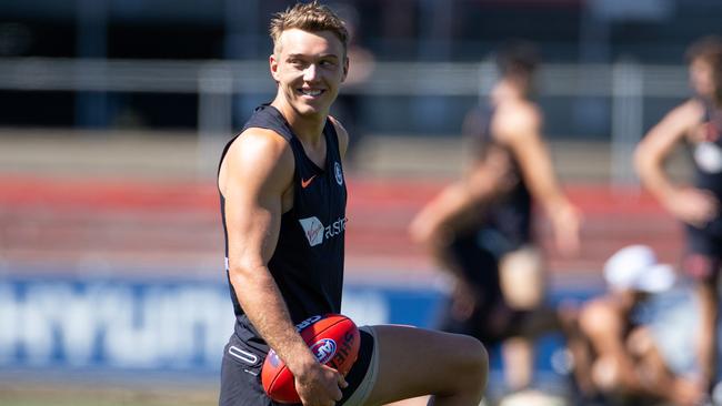 Patrick Cripps was a lock in David’s SuperCoach side thanks to advice from his friends. Picture: Sarah Matray. 