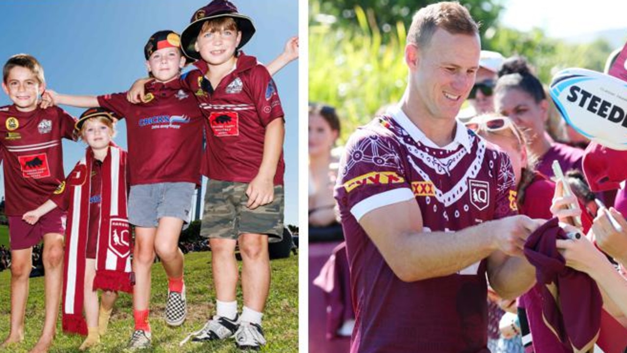90+ FACES: Fans out in force for Maroons meet and greet