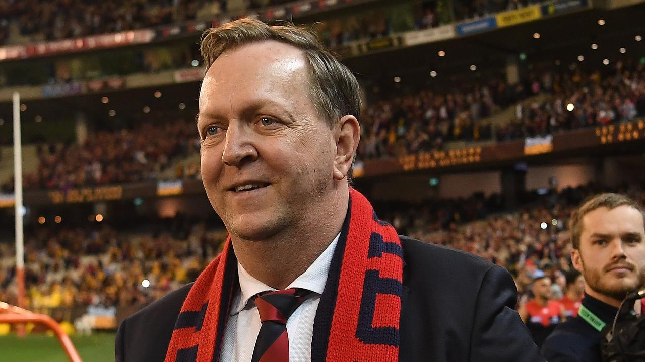 Former Melbourne president Glen Bartlett. Picture: AAP Image/Julian Smith