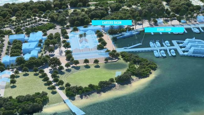 Gold Coast Spit draft master plan.