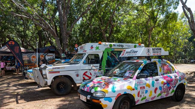 Some funky cars were also on show. Picture: Pema Tamang Pakhrin