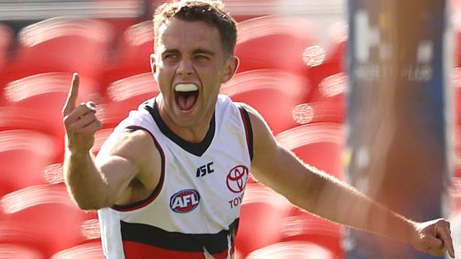 Sholl had a huge game against Carlton in Round 17, but eyebrows were raised when he was overlooked for the Rising Star nomination. Picture: Getty Images