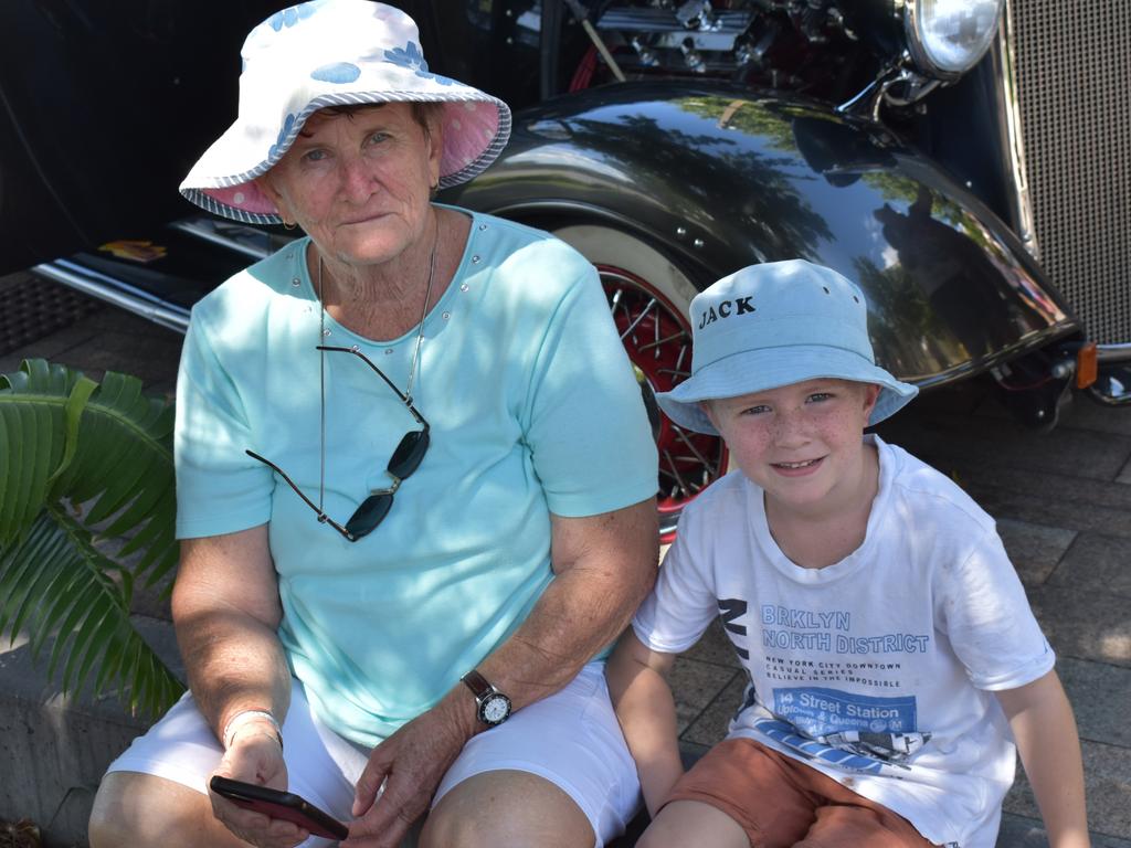 Noreen Rose and grandson Jack Rose at the Quay Street Show ‘n’ Shine at Rockynats 2022.