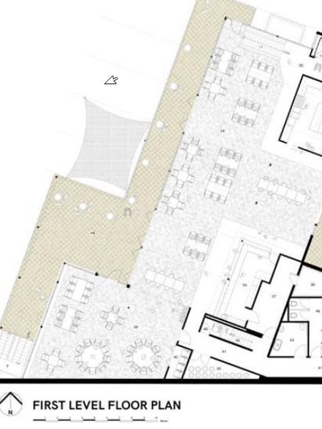 The first level floor plan for proposed $2.7m upgrade of the Brighton and Seacliff Yacht Club.