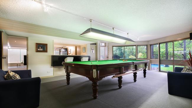 The billiards room.