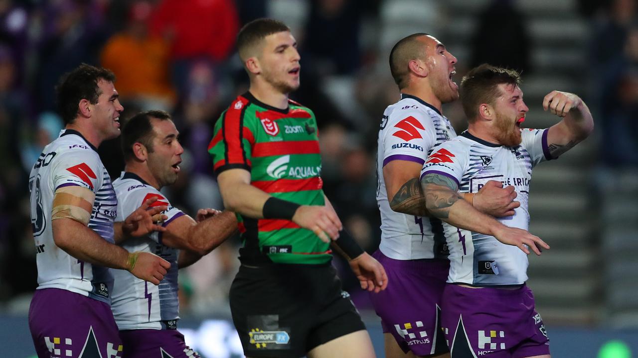 Cameron Munster played a starring role for the Storm against the Rabbitohs.