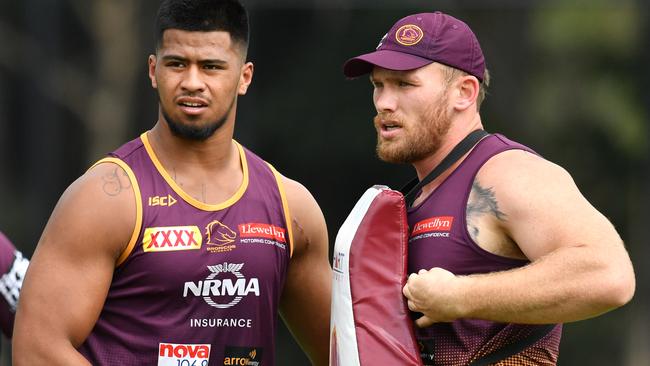 Brisbane can be optimistic with these two back. Photo: AAP Image/Darren England