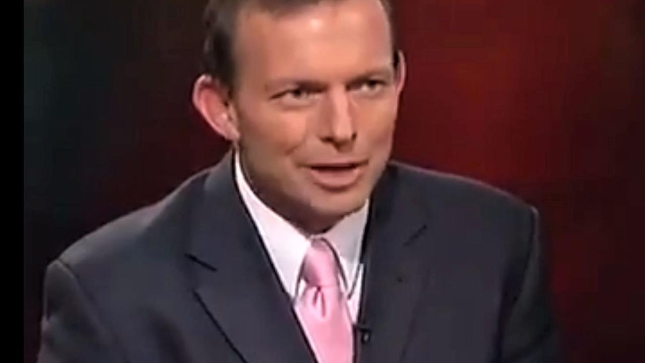 Tony Abbott on Lateline in 2004. Picture: ABC