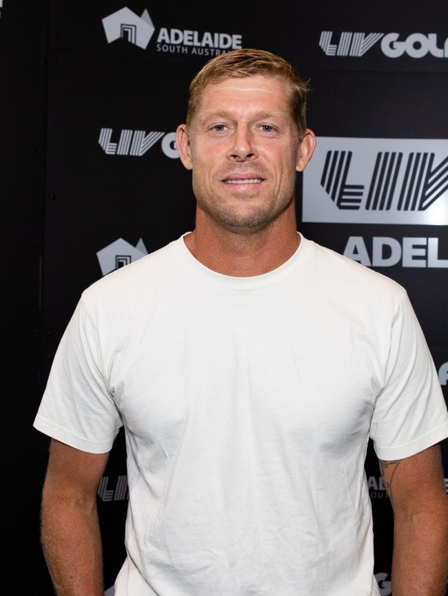 Surfer Mick Fanning on the red carpet. Picture: Benjamin Liew