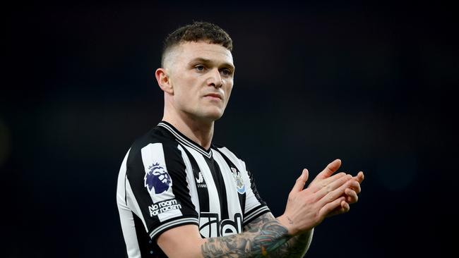 Newcastle’s Kieran Trippier said “it’s not ideal”. Photo by Justin Setterfield/Getty Images