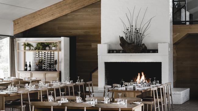 The clean-lined Scandi-chic surrounds of the Muse dining room