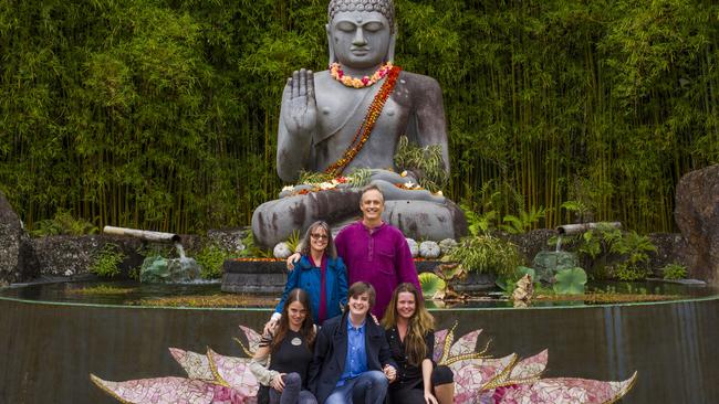 The King Family at Crystal Castle: Manya, Sono, Toby, Naren and Ayla 29. Picture: File.