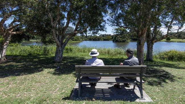 Centennial Park is popular among cyclists and pedestrians. Picture: Monique Harmer