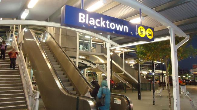 Blacktown Railway Station.