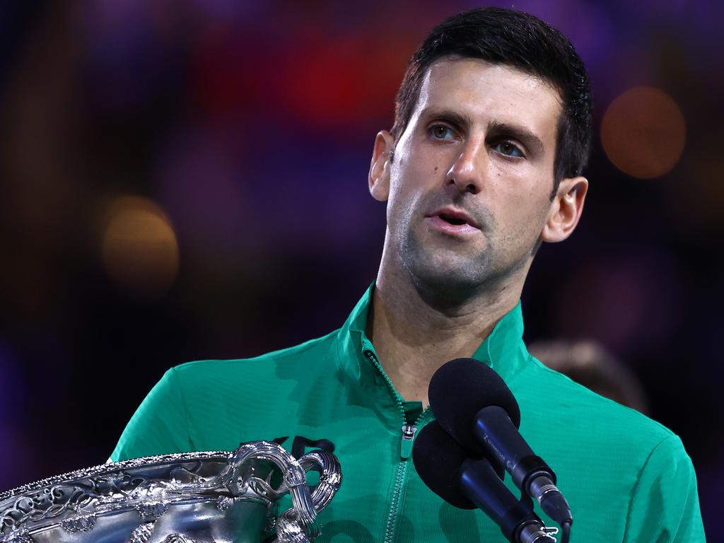 Novak Djokovic wouldn't automatically accept a coronavirus vaccination.