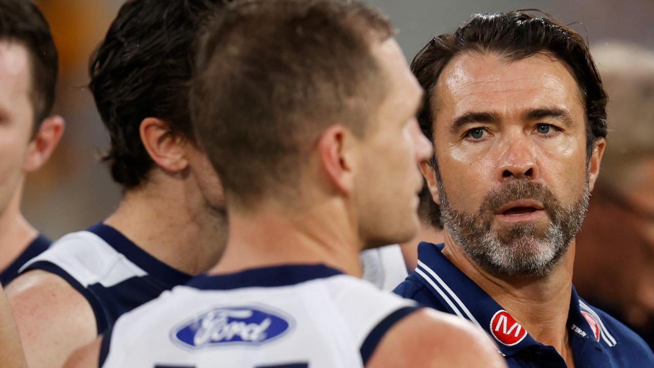 Chris Scott has denied the Cats are playing Patrick Dangerfield less in the midfield in order to protect him.