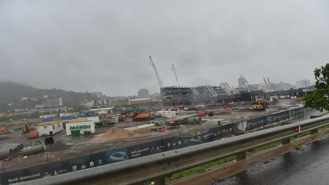 The North Queensland Stadium site. Picture: Shae Beplat