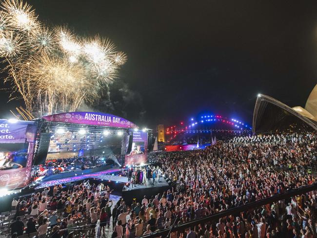 Supplied images of the Australia Day festivities in previous years, for promotional purpose for 2025. Picture: Supplied.