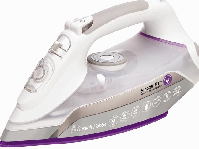 A Russell Hobbs Smooth IQ Pro iron. Picture: Supplied