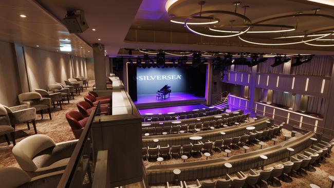 Luxury Silversea cruise ship Silver Nova has docked in Darwin, marking its inaugural visit to Australia. Picture: Supplied.