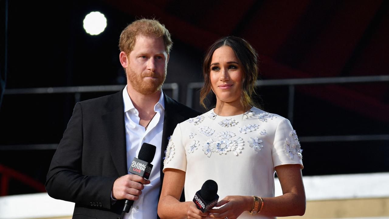 The Duke and Duchess of Sussex are about to enter a horror week. Picture: Angela Weiss / AFP