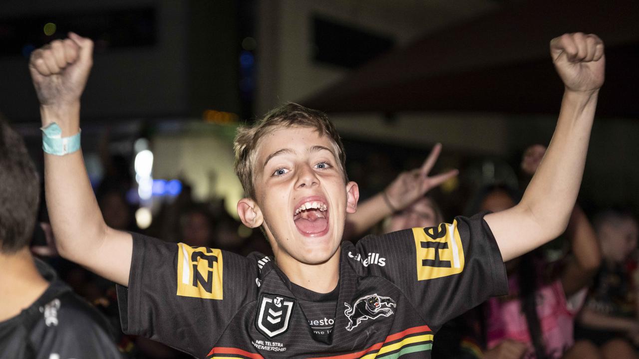 Penrith fans celebrate historic win