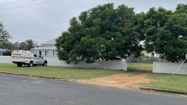 A neighbour reported hearing a “man scream” late Saturday afternoon. Photo: Andrew Hedgman