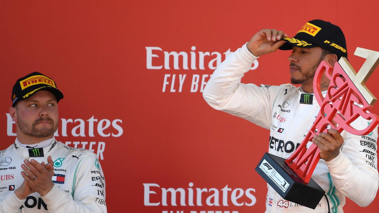 Valtteri Bottas and Lewis Hamilton are the two runaway leaders at the top of the championship.