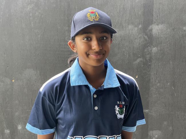 Kaya Kumar (Sherwood Ridge Public School) scored a century in the opening round in Adelaide. Picture: Jason Hosken – NewsLocal