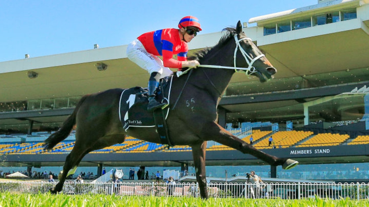 SYDNEY, AUSTRALIA - SEPTEMBER 12: James McDonald rides Verry Elleegant in an exhibition gallop during Sydney Racing at Rosehill Gardens on September 12, 2020 in Sydney, Australia. (Photo by Mark Evans/Getty Images)