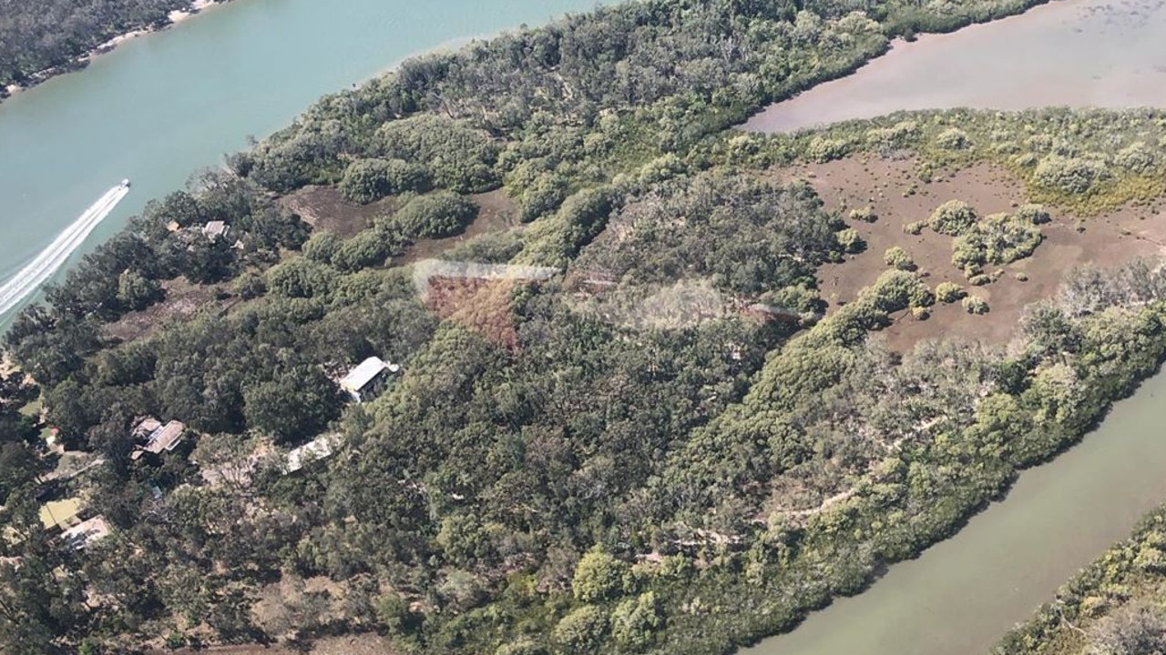 Makepeace Island from the air.