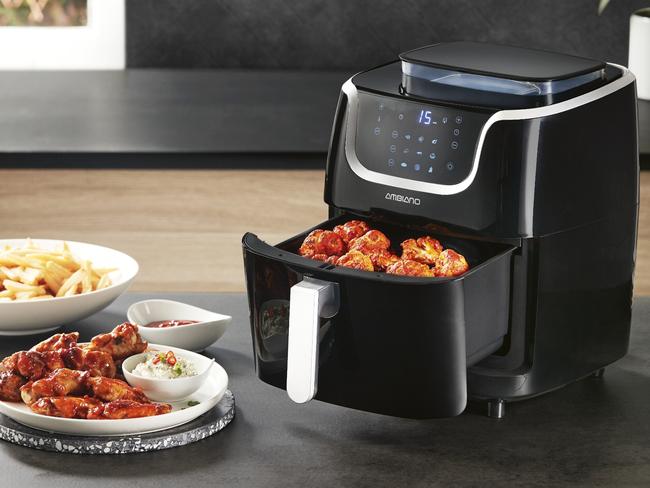 Aldi is selling an air fryer that comes with a steam cooking function. Picture: Supplied