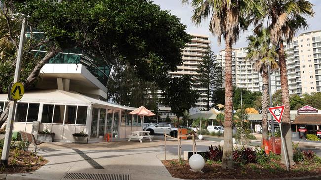 The Griffith Street, Coolangatta stage 2 revitalisation project as of June 25. Picture Glenn Hampson