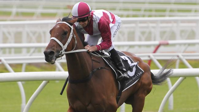 Arcadia Queen surged to the top of betting for the Golden Eagle after drawing gate 5 in the $7.5m race. Picture: AAP