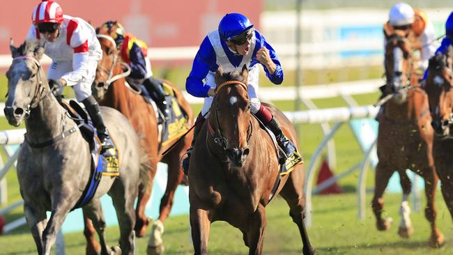 Libertini surged into the spotlight for The Everest with a stunning win in the Premiere Stakes. Picture: Getty Images