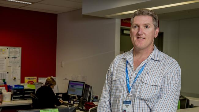 David Franks had applied for over 855 jobs before he finally found employment at the Gold Coast University hospital. Picture: Jerad Williams