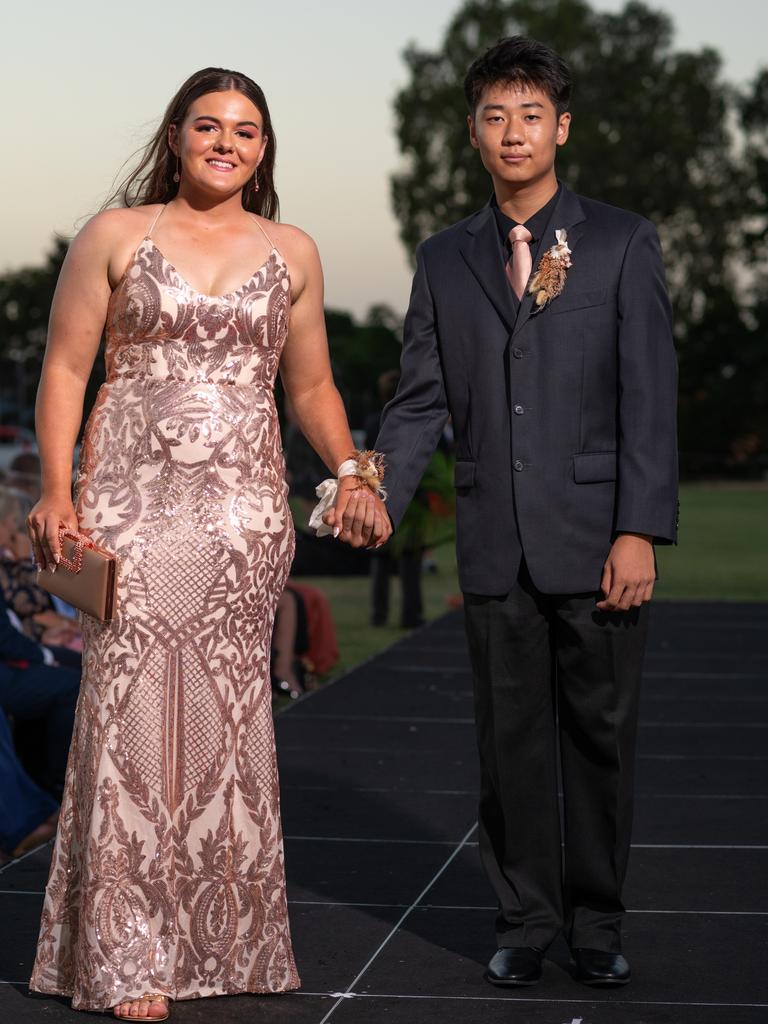 Abbey Harvey and Nolan Hao at the 2024 Rockhampton Grammar School formal.