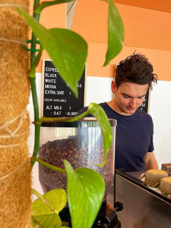 Young and Younger Coffee Shop operates as a typical cafe and sells plants and other items on the side. Picture: Facebook