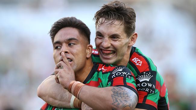 Tevita Tatola and Cameron Murray are key players in the Rabbitohs pack. Picture: Getty Images