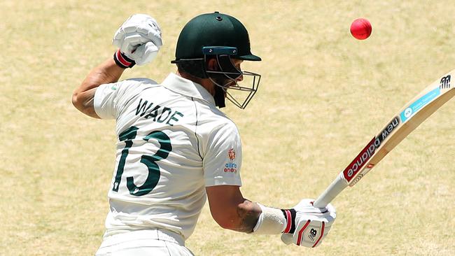 Matthew Wade had an intriguing battle with Neil Wagner.