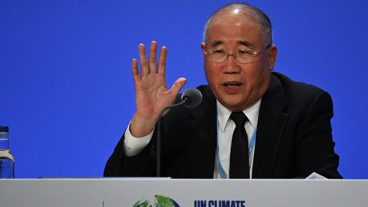 China's special climate envoy Xie Zhenhua COP26 climate change conference. Picture: Jeff J Mitchell/Getty Images