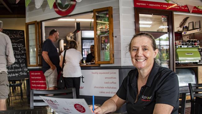 Tablelands Cafe’s Dei Gould at her Sprout Cafe in Kuranda